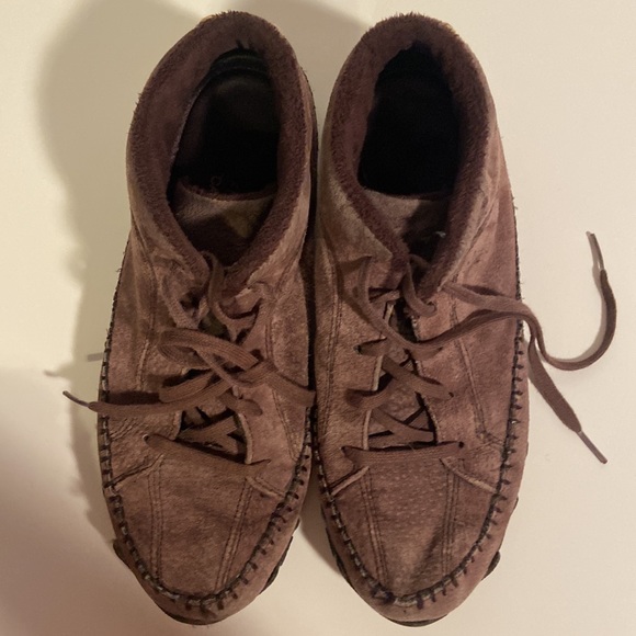 Skechers brown ankle moccasins Women’s size 9 super soft - Picture 6 of 9